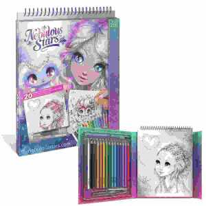 Nebulous Stars Aquarell Skizzenbuch, 20 Seiten mit je 1 Vorlage,