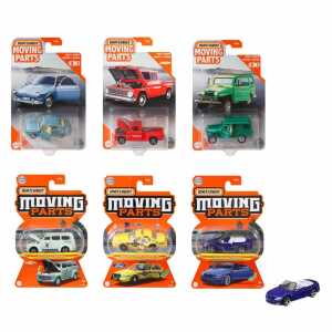 MATCHBOX MOVING PARTS bewegliche Teile 1:64, sortiert Automodelle