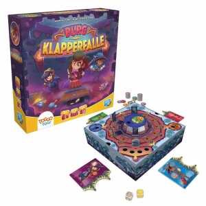 Brettspiel Burg Klapperfalle, 2 - 4 Spieler, Spieldauer 20 Minuten,