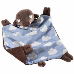Schnuffeltuch Trüffelchen Wölkchen 20cm braun, mit Wölkchen Print
