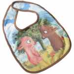 Lätzchen 25cm braun Material aus Bio-Qualität...