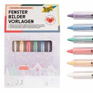 Fensterbilder Vorlagen Cosy Winter 15 Teile