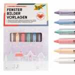 Fensterbilder Vorlagen Cosy Winter 15 Teile