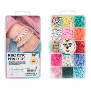 Mini Disc Perlen Set 1.832 Teile 14 verschiedene Perlenarten Armbänder