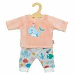 flauschiger Pyjama Wal Bobby Gr.28-35cm, für Puppen...