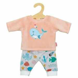 flauschiger Pyjama Wal Bobby Gr.35-45cm, für Puppen und Plüschtiere