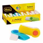 Idena Radierer m. Schutz- Hülle, 4 Farben sortiert