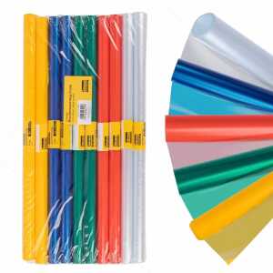 Idena Buchfolie 2m x 40cm farbig sortiert