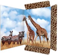 RNK Tierische-trendige Zeichenmappen A3, 310x440mm, Safari