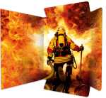 RNK Zeichenmappe On Fire A3 Gummizug 310x440mm