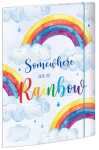 RNK Sammelmappe Over the Rainbow DIN A4 Gummizug 240x330mm