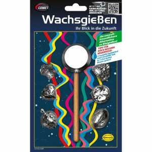 Wachsgießen 6 Figuren und 1 Löffel, Comet