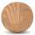 Dekokugel Holzdesign D8cm hellbraun Keramik, aus Porzellan,