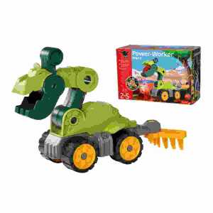 BIG Power-Worker Dino T-Rex, robust mit hochwertiger Bereifung