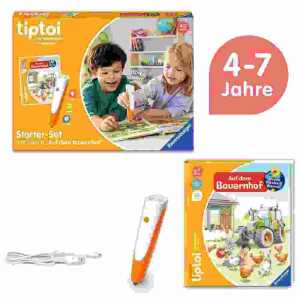 tiptoi Starter-Set Stift und Bauernhof-Buch, ab 4 Jahren, Ravensburger