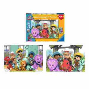 Puzzle 3x49 Teile Dino Ranch, Dino Ranch Freundschaft, ab 4 Jahren,