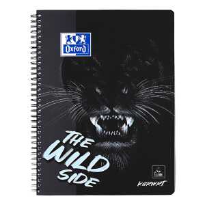 Collegeblock Wild Side A4+ kariert 80 Blatt 90 g Recycling-Papier