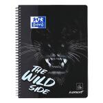 Collegeblock Wild Side A4+ kariert 80 Blatt 90 g...