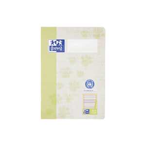 Oxford Recycling Schulheft A5, 16 Blatt, Lineatur 1, Optik Paper®