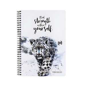 Oxford Recycling Schulheft A5, 16 Blatt, Lineatur 4, Optik Paper®