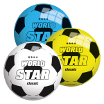 Ball World Star 13cm 13cm 3fach sortiert, weiß,...