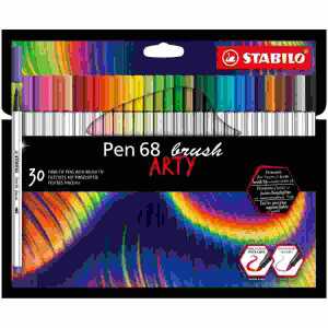 STABILO Pen 68 brush 30er Kartonetui „ARTY"