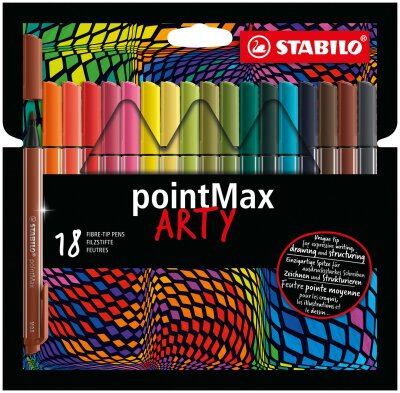 STABILO pointMax 18er Etui „ARTY" neue Farben