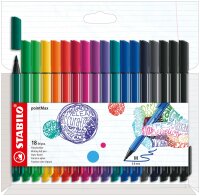 STABILO pointMax 18er Etui Neue Farben