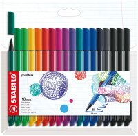 STABILO pointMax 18er Etui Neue Farben