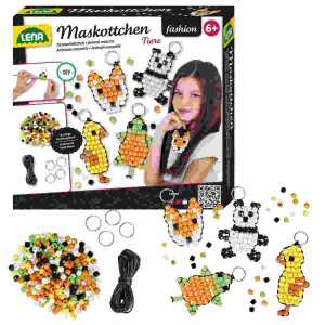 Maskottchen Tiere Komplettset für 4 Maskottchen,, 250 trendige Perlen