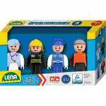 LENA Spielfiguren-Set blau Doktor Feuerwehrmann,...