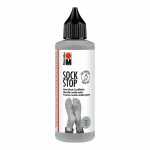 Sock Stop Rutschfeste Textilfarbe grau weiche,...