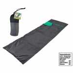 Reiseschlafsack 220x70cm grau/türkis, Happy People