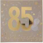 Zahlenkarten mit Musik 85. Geburtstag, Motiv 55, Depesche