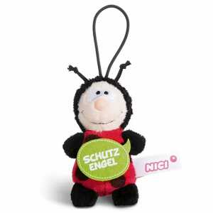 Nici Marienkäfer Plüsch mit Loop 8cm Schutzengel,