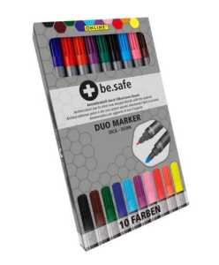 Filzstifte be.safe Duo Marker 10er