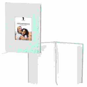 Foto Notizbuch A5 mint 192 Seiten dotted grid, in Offwhite,, Rössler