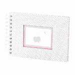 Baby Girl Fotoalbum Wire-O PP 40x195x145mm, für 40...