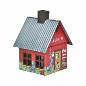 Räucherhaus aus Metall Feuerwehr