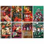 Glückwunschkarten 100er Weihnachten, 8fach sortiert...