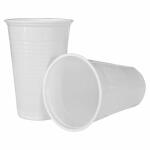 Trinkbecher 200ml weiß 100er, aus Plastik,, Heku