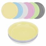 Teller Mehrweg D18,5cm PP pastellfarben 6er, HEKU