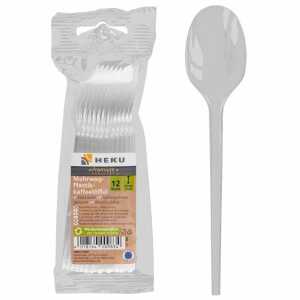 Kunststoffkaffeelöffel Mehrweg 13cm PS 12er, HEKU