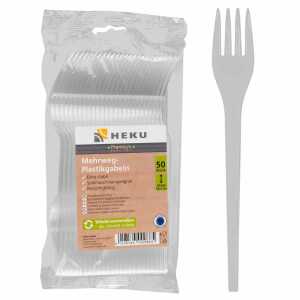 Kunststoffgabeln Mehrweg 18,5cm PS 50er, HEKU
