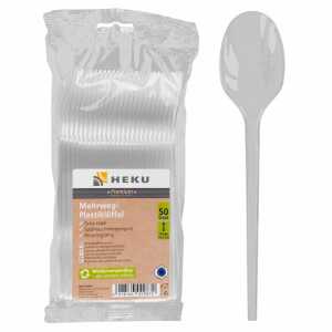 Kunststofflöffel Mehrweg 18,5cm PS 50er, HEKU