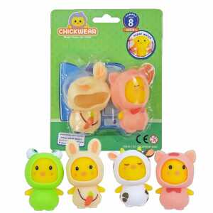 Dress-up Cuties Küken 2fach sortiert, Küken mit 2 Kostümen