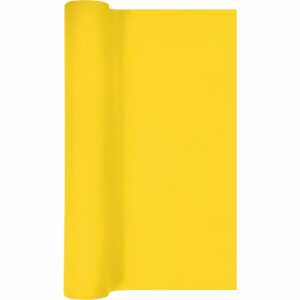 Tischläufer 490cmx40cm Airlaid Uni gelb, Home Fashion