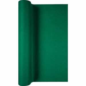 Tischläufer uni 40cmx4,9m dunkelgrün, Home Fashion