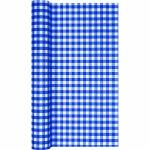 Tischläufer Karo blue 4,9 m x 40 cm, Home Fashion