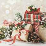Servietten 33x33cm Christmas Gifts FSC-Mix, Tissue,...